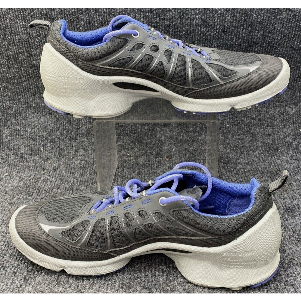 ECCO Biom Train Women's Size 38 US 7 7.5 Gray Purple Natural Motion Sneakers